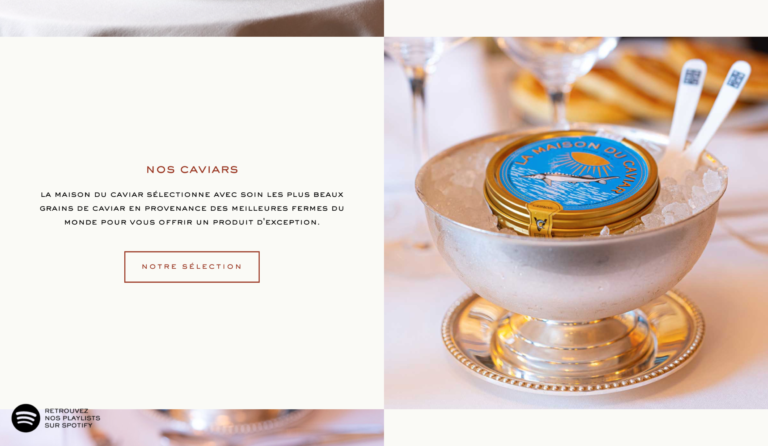 Photo caviar maison du caviar luxe